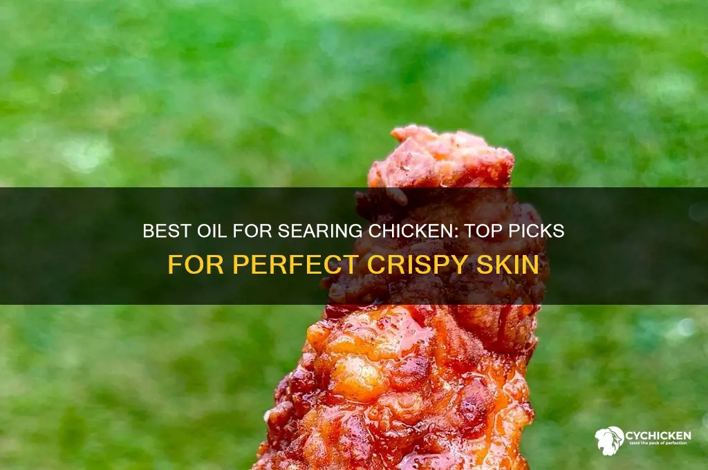 what oil is best for searing chicken in
