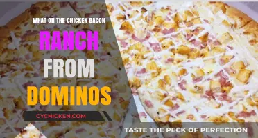 Unveiling Domino's Chicken Bacon Ranch Pizza: Ingredients, Taste, and Appeal