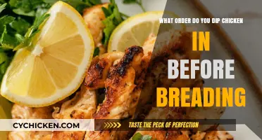 Dipping Chicken: The Right Order for Perfect Breading