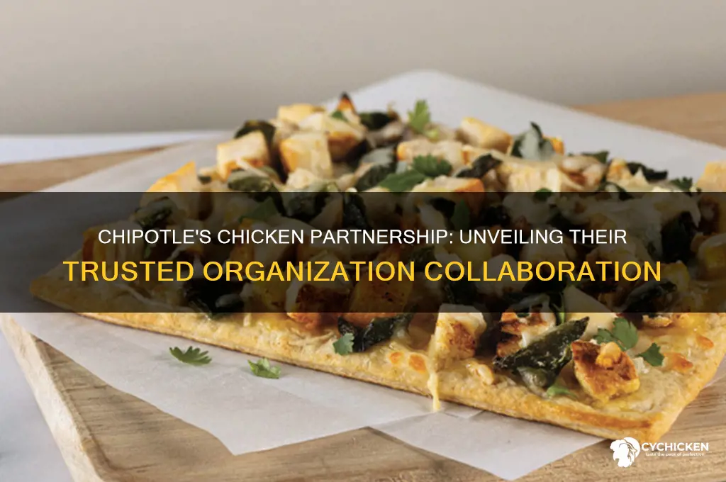 what organization does chipotle partner with for chicken
