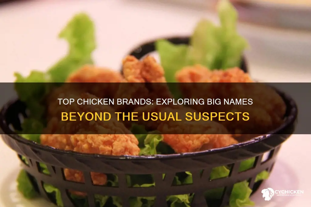 what other big brand are there for chicken