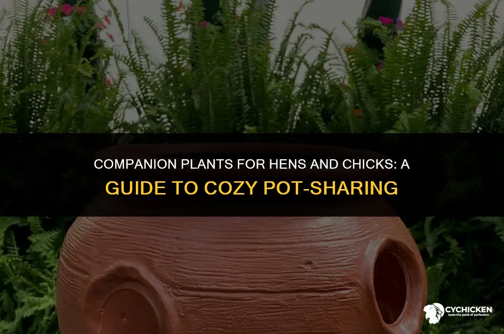 what other plants grow in hens and chicks pot