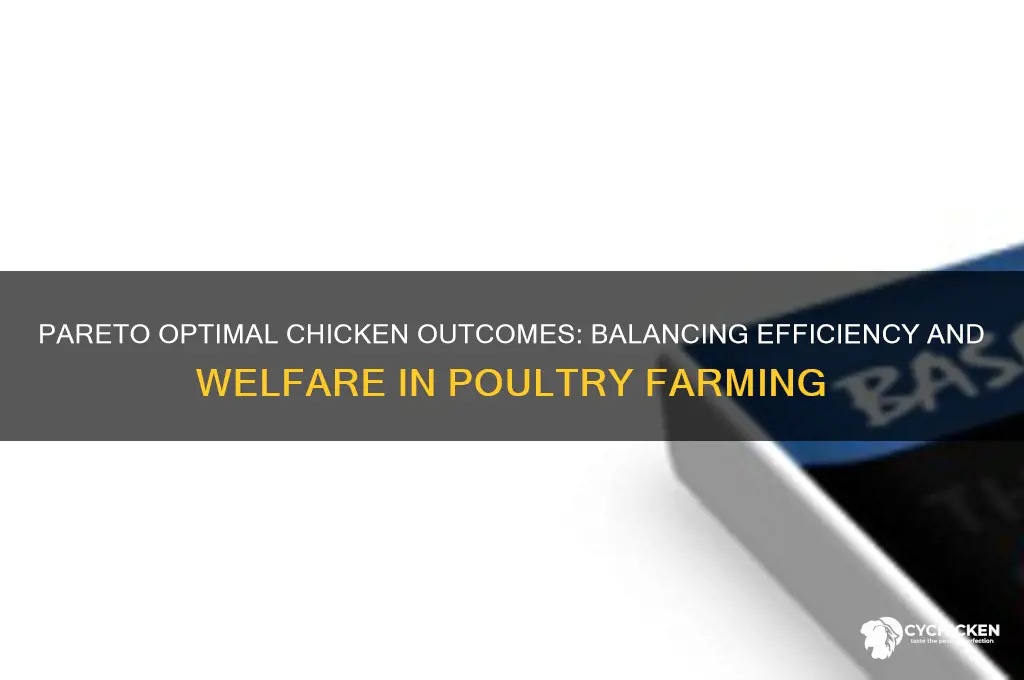 what outcome in chicken is pareto optimal