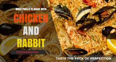 Authentic Paella Recipe: Chicken and Rabbit Blend for Perfect Flavor
