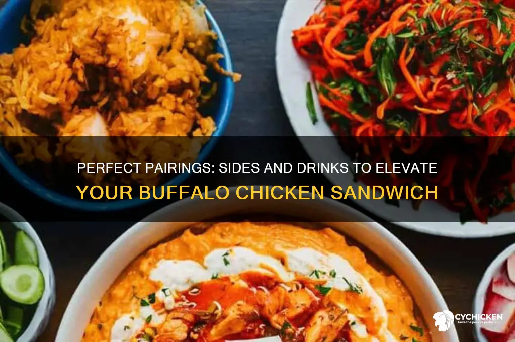 what pairs well with a buffalo chicken sandwich