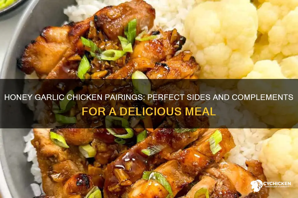 what pairs well with honey garlic chicken