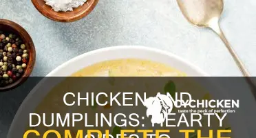 what pares well with chicken and dumplings besides a veggie