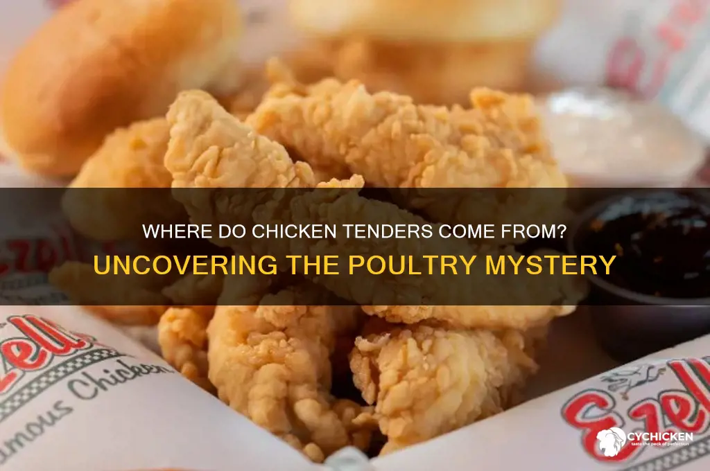 what part of chicken do tenders come from