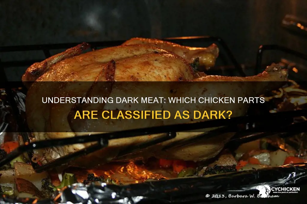 what part of chicken is considered dark meat