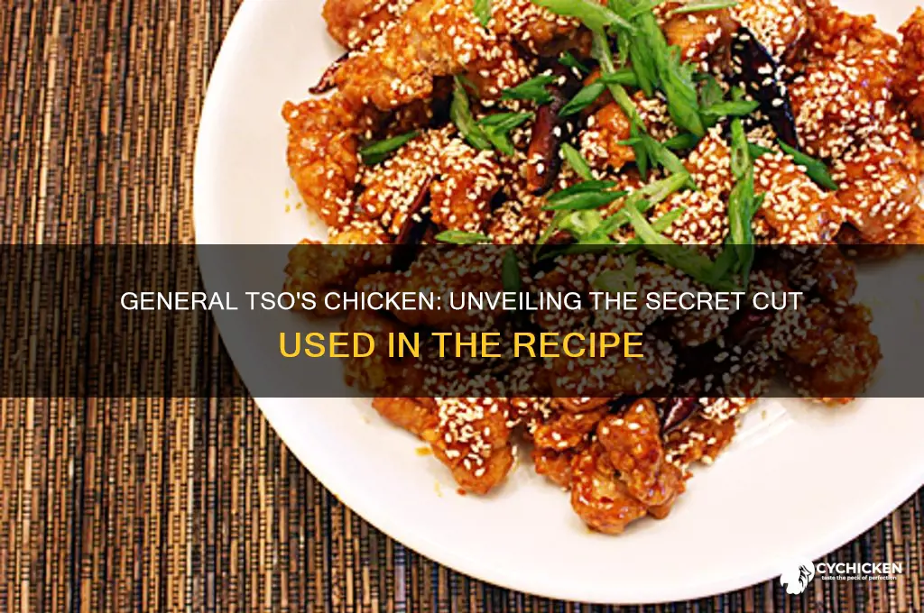what part of chicken is general tso