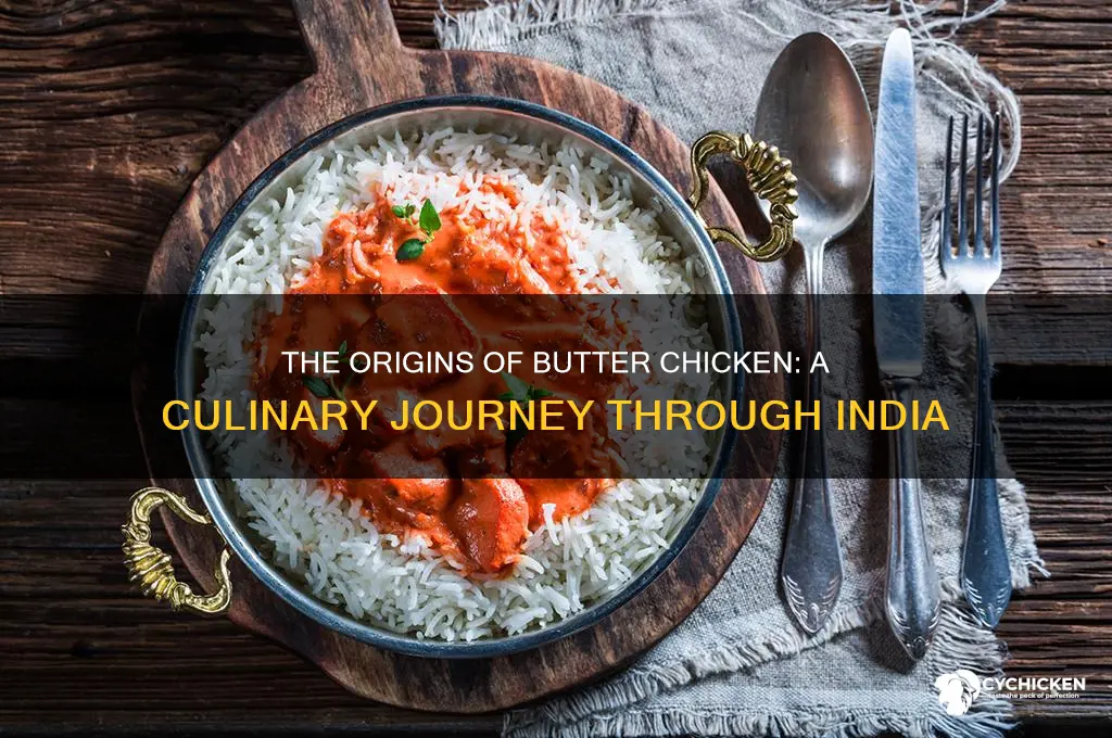 what part of india is butter chicken from