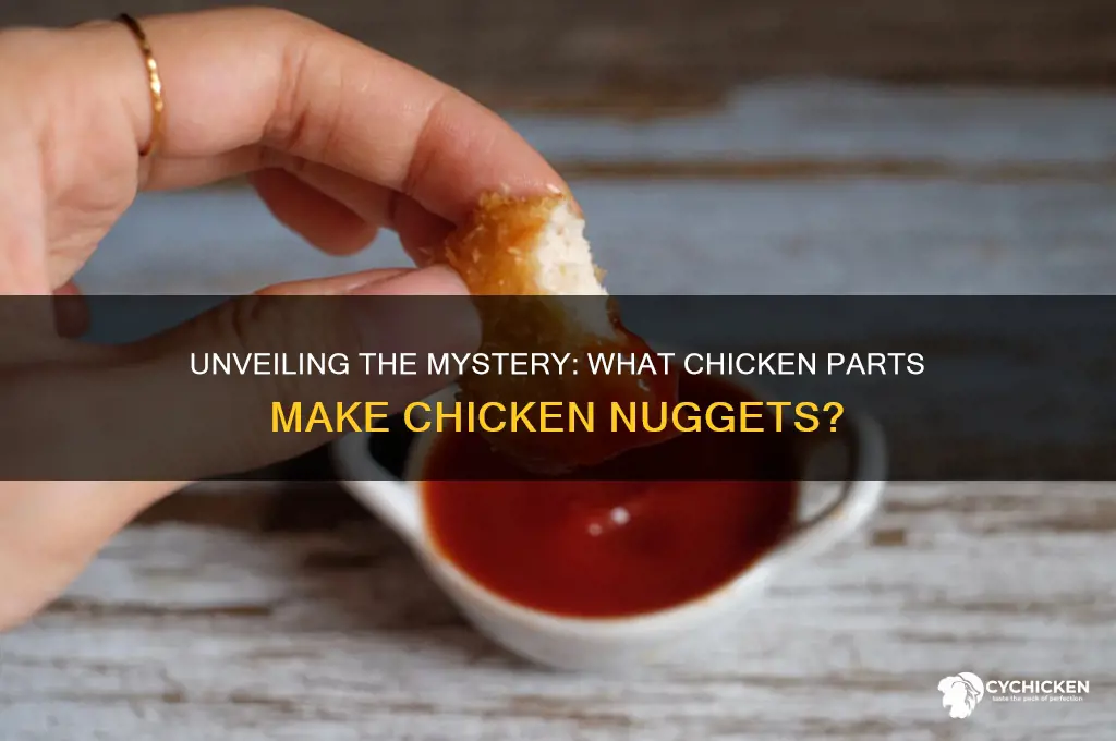 what part of the chicken are chicken nuggets made of