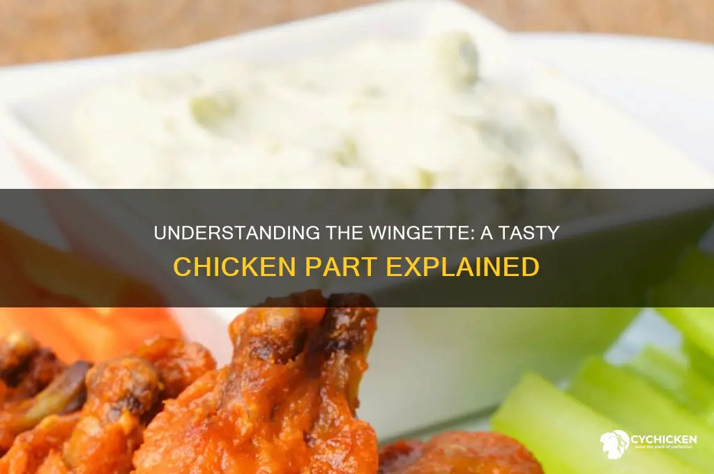 what part of the chicken is a wingette