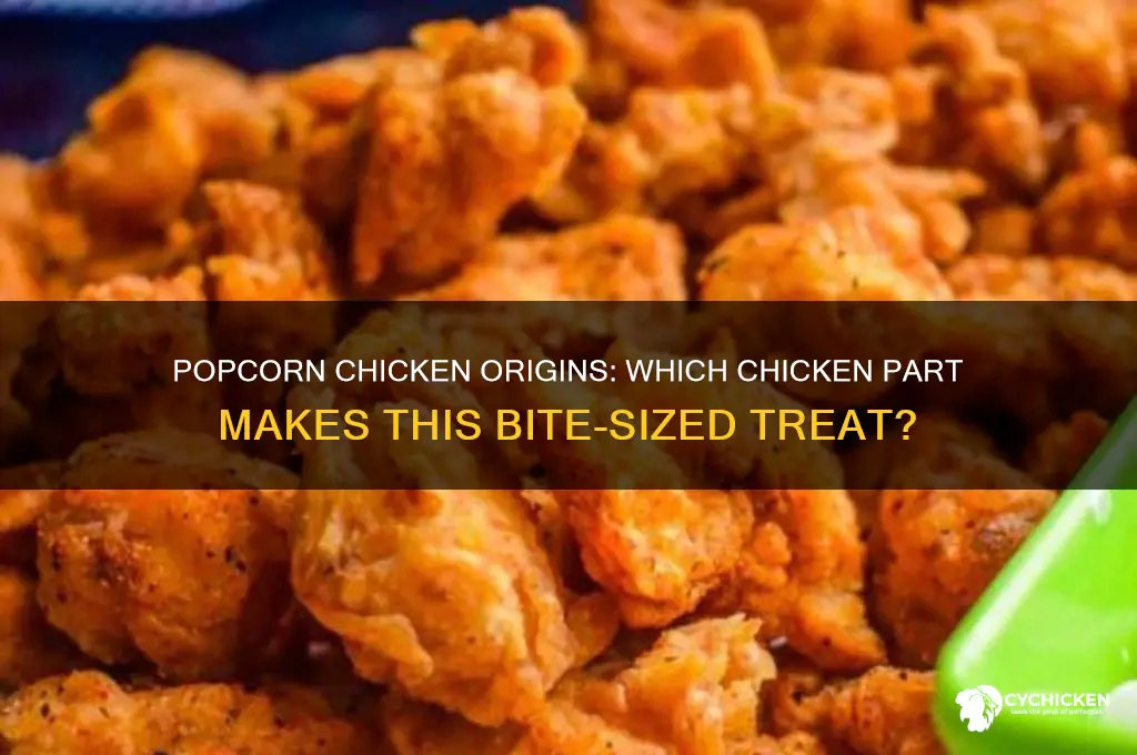 what part of the chicken is popcorn chicken