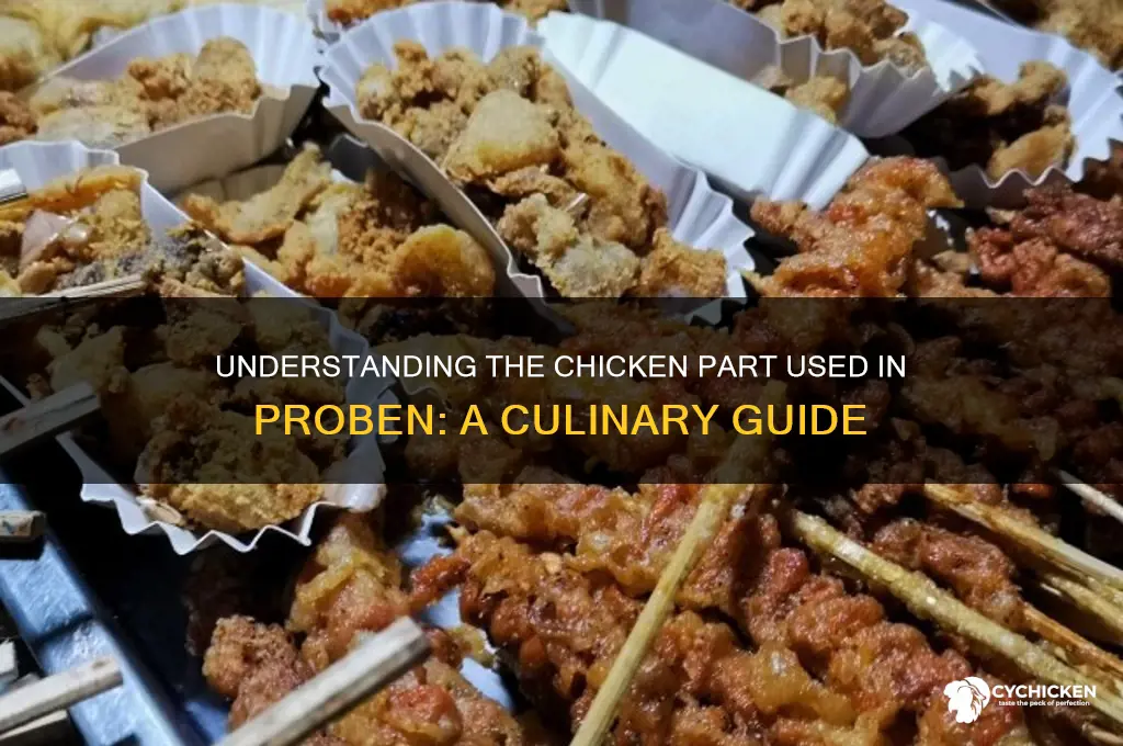 what part of the chicken is proben