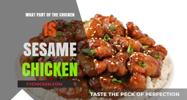 Sesame Chicken Secrets: Uncovering the Chicken Part Used in This Dish