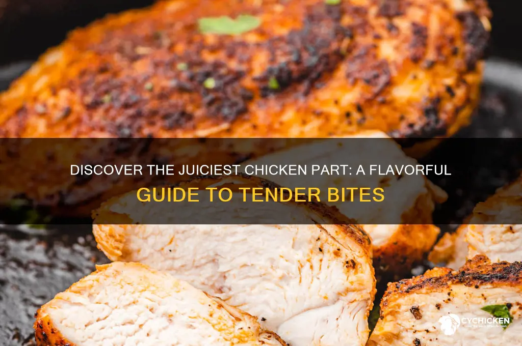 what part of the chicken is the juiciest