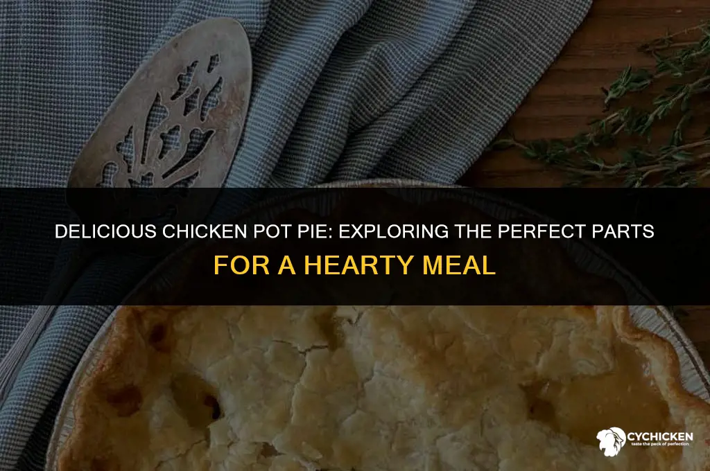 what parts of chicken in pot pie