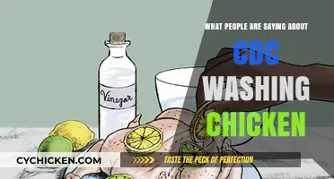 CDC's Chicken Washing Advice: Public Reactions and Expert Opinions