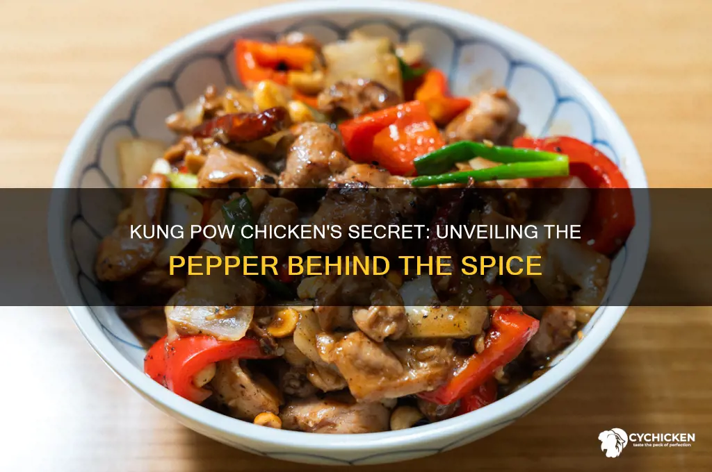 what pepper is in kung pow chicken