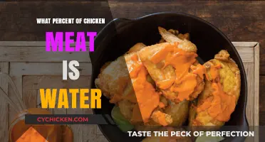 How Much Water is in Chicken Meat: Surprising Percentage Revealed