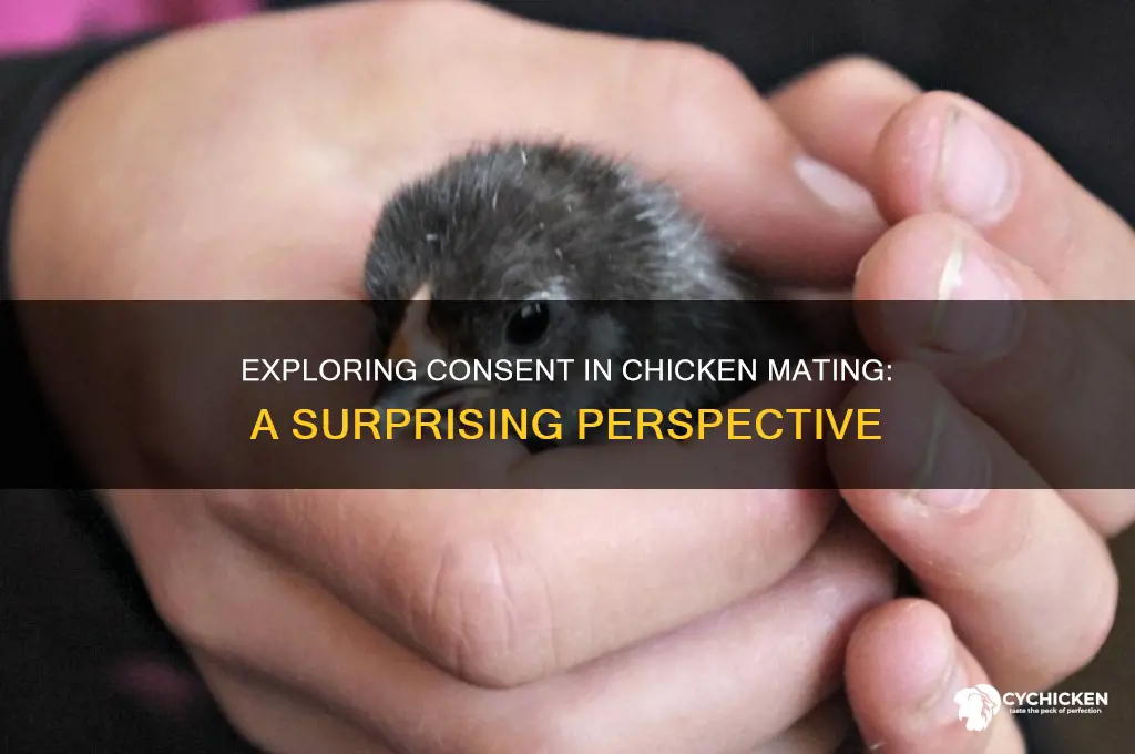 what percent of chicken sex is consensual