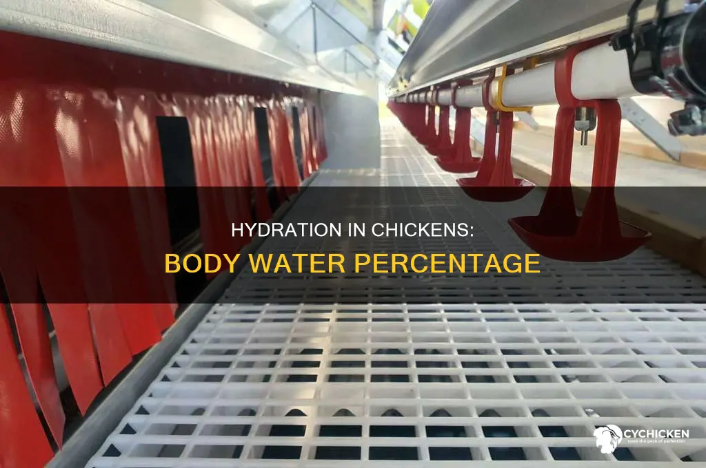 what percentage of a chicken