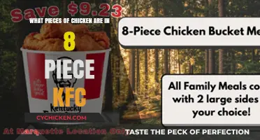 KFC's 8-piece: What chicken parts are included?