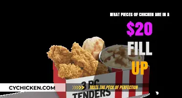 KFC's $20 Fill Up: What Chicken Pieces to Expect