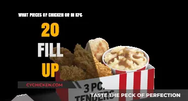KFC's 20 Fill Up: What Chicken Pieces are Included?