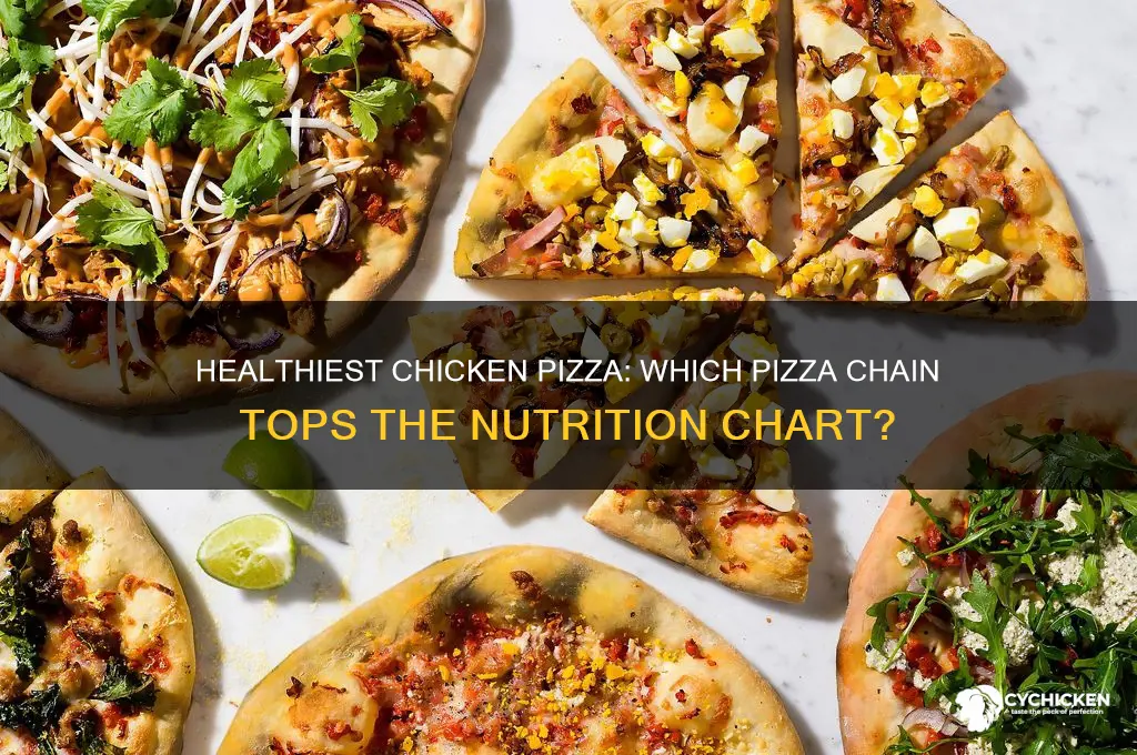 what pizza chain has healthiest chicken pizza