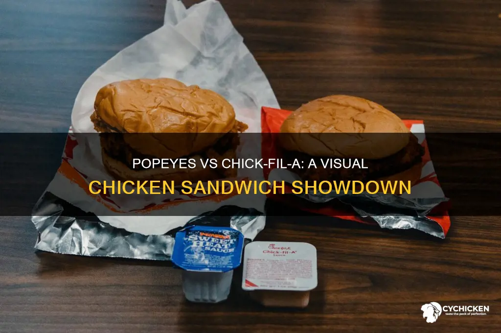 what popeyes chickens look like vs chick filet