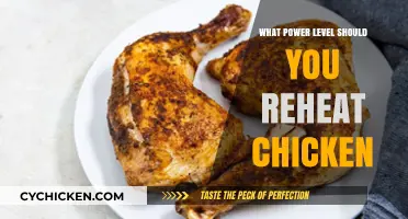 Reheating Chicken Safely: Optimal Power Level Guide for Perfect Results