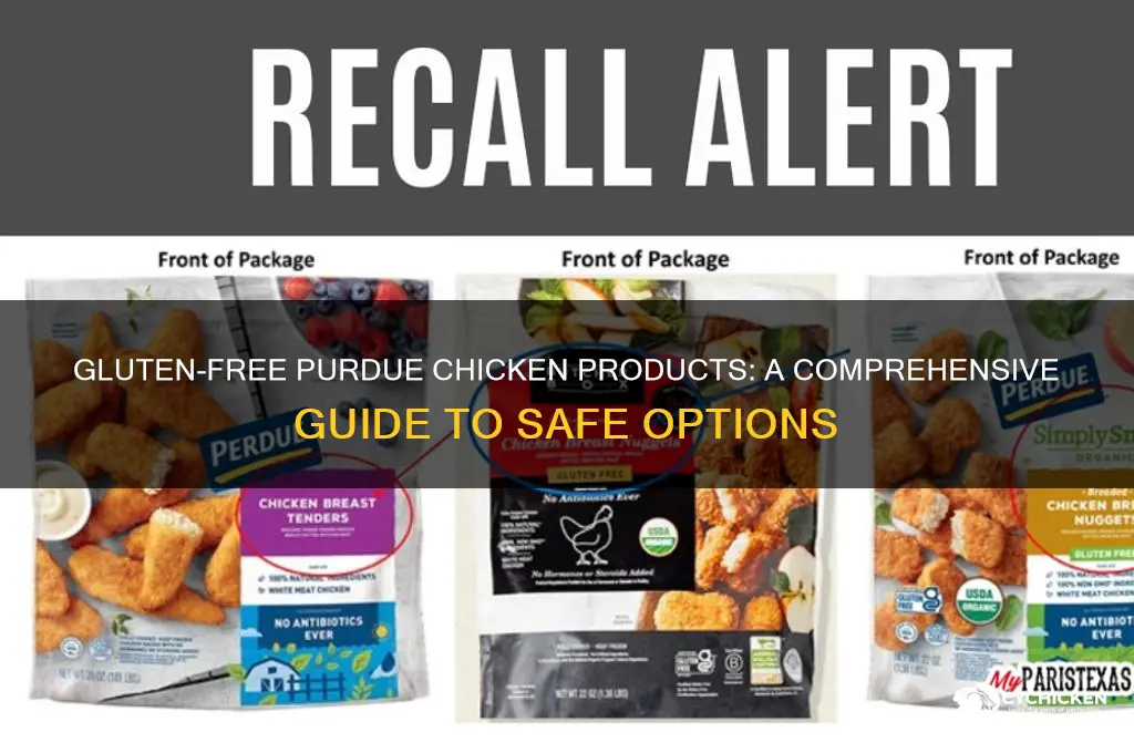 what pwrdue chicken products are gluten free