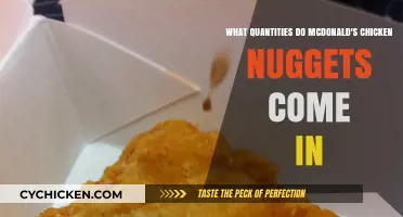 McDonald's Chicken Nuggets: Exploring the Available Serving Sizes