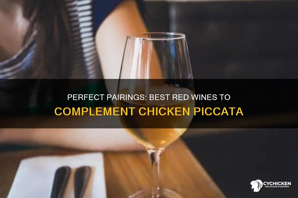 what red wine goes with chicken piccata