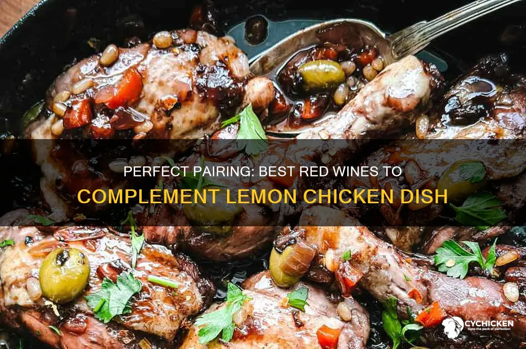 what red wine goes with lemon chicken