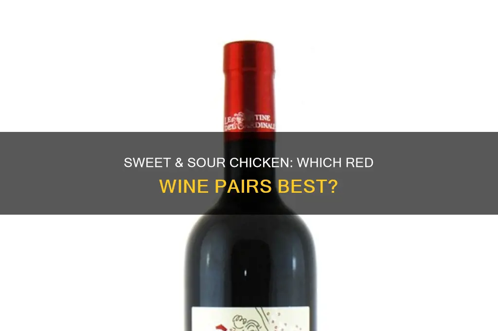 what red wine goes with sweet and sour chicken