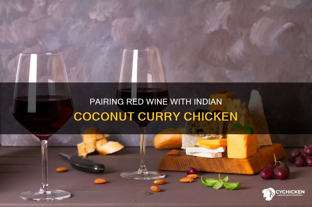 what red wine with indian food coconut currey chicken