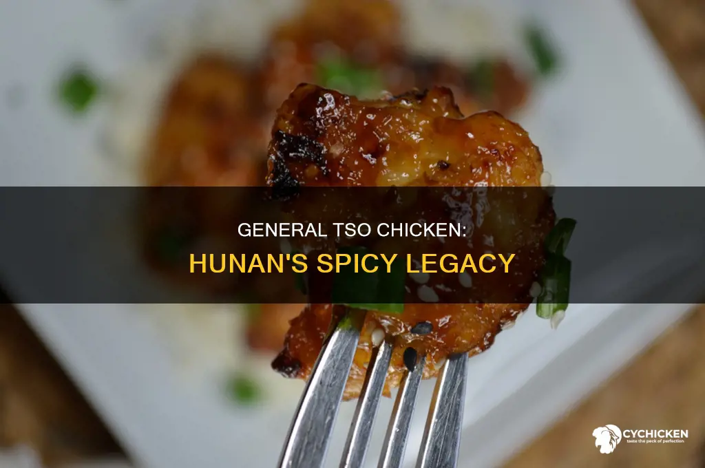 what region is general tso chicken from in china