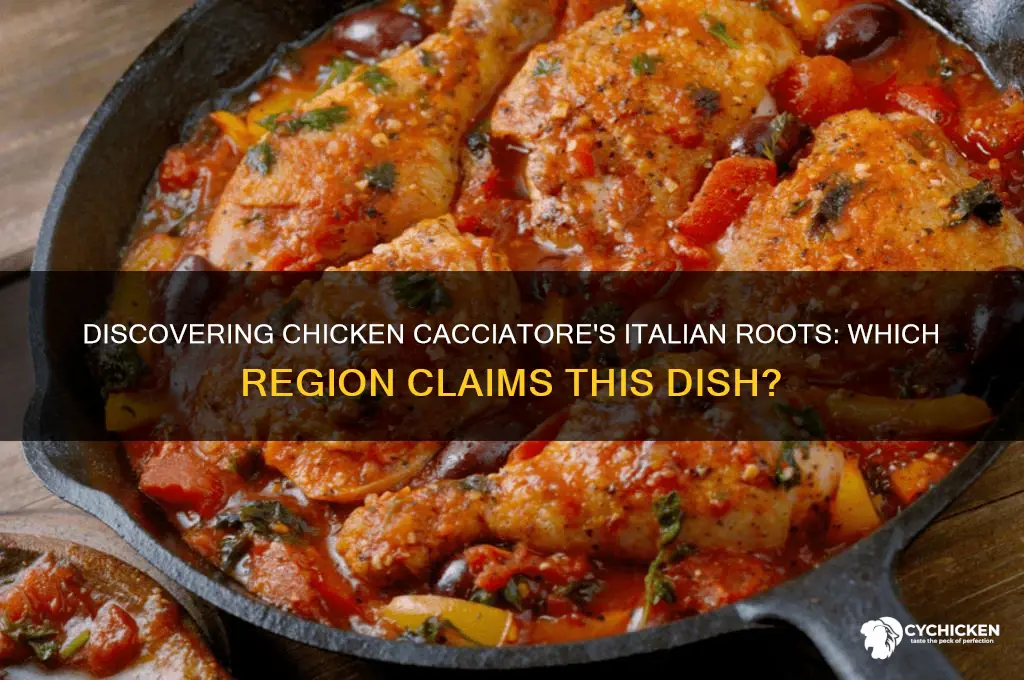 what region of italy is chicken cacciatore from
