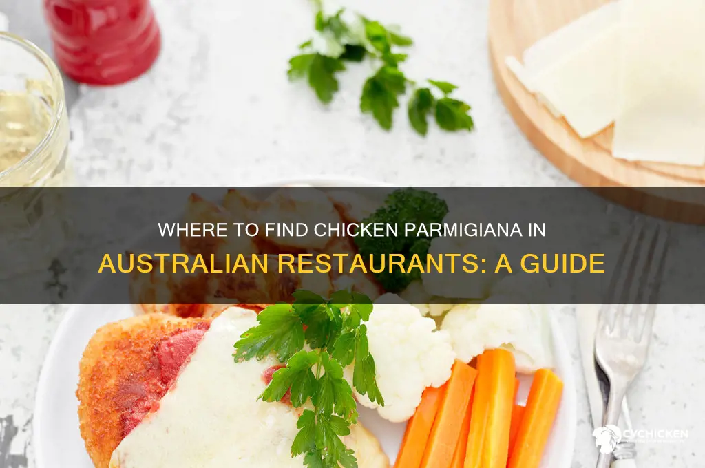 what restaurants have chicken parginana in australia
