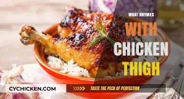 Creative Culinary Rhymes: What Words Match Chicken Thigh?