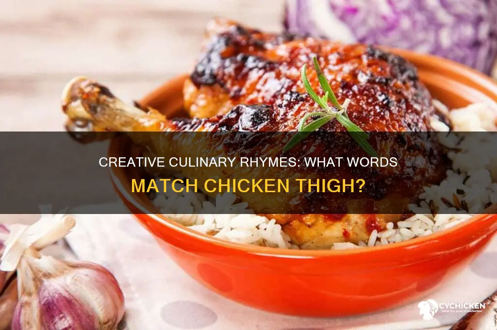 what rhymes with chicken thigh