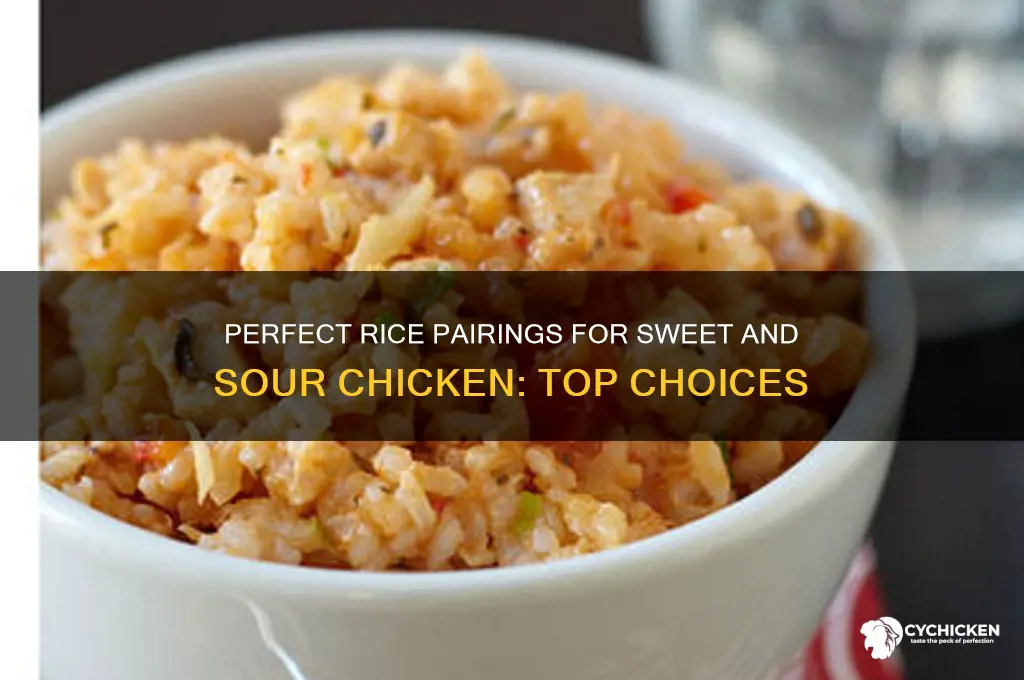what rice goes with sweet and sour chicken