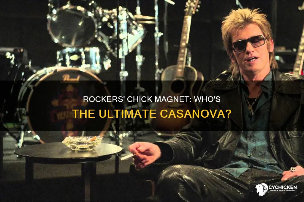 what rocker has hooked up with the most chicks