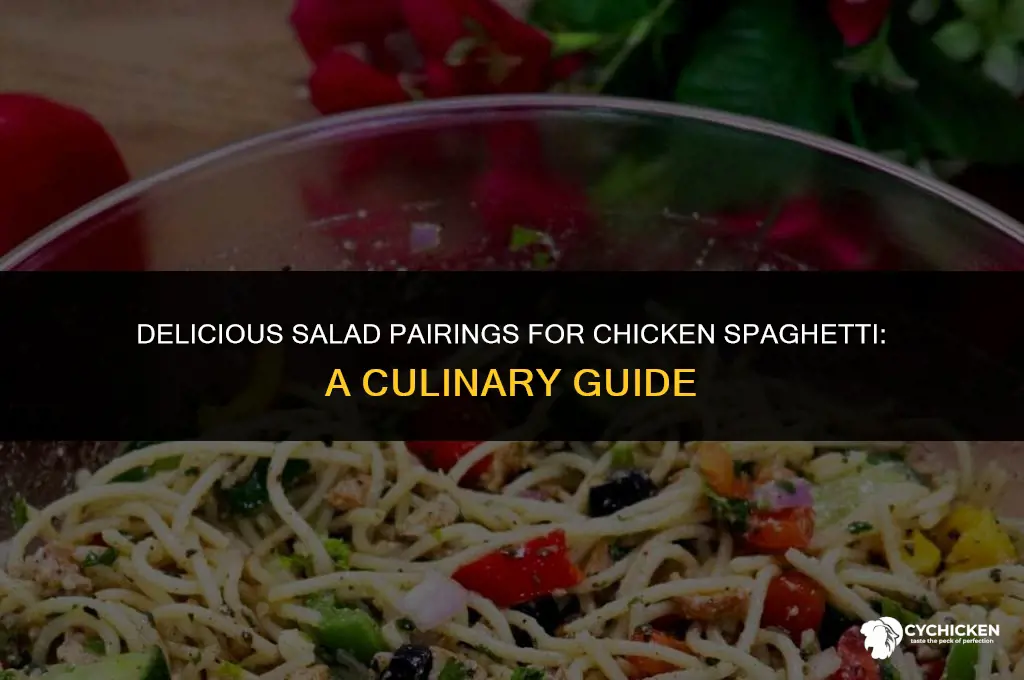what salad recipes that goes with chicken spaghetti
