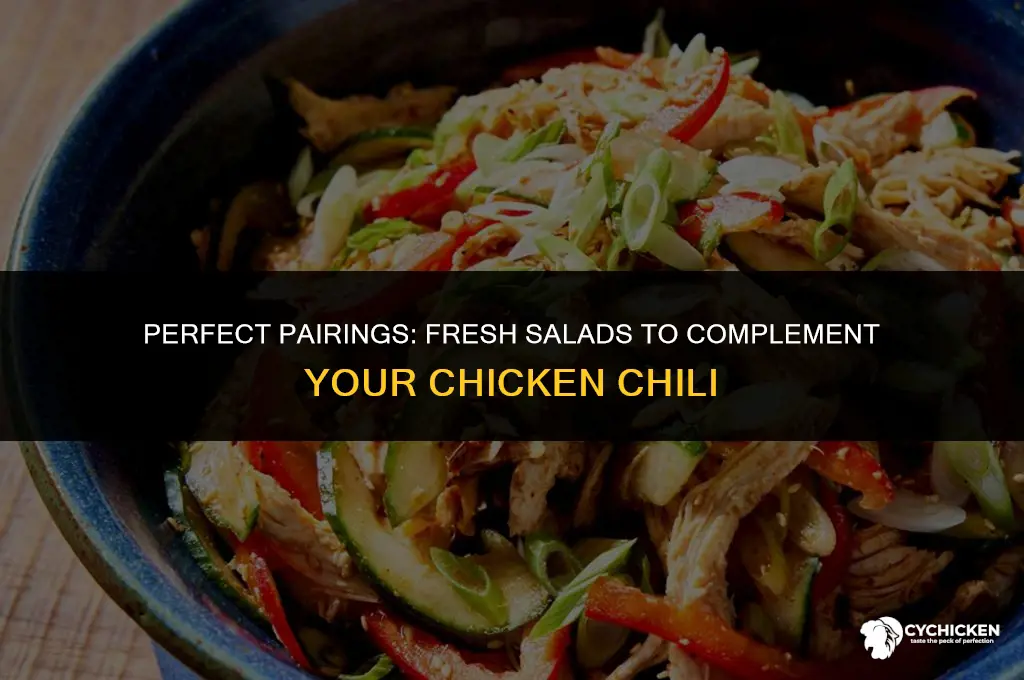what salad to serve with chicken chili