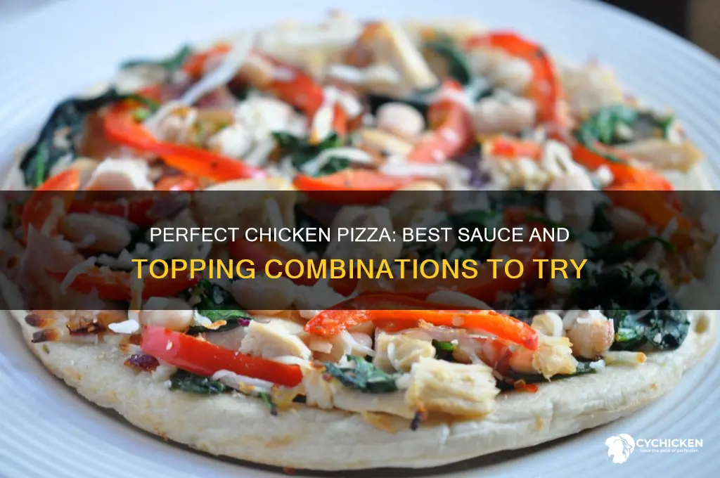 what sauce and topping with chicken pizza