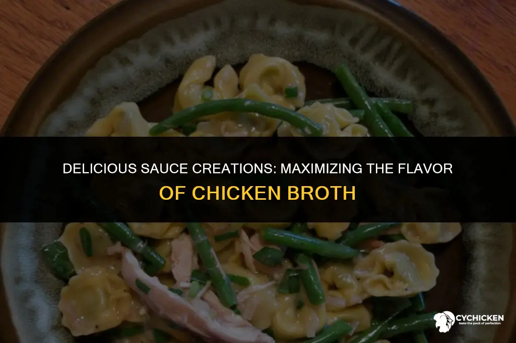 what sauce can you make with chicken broth